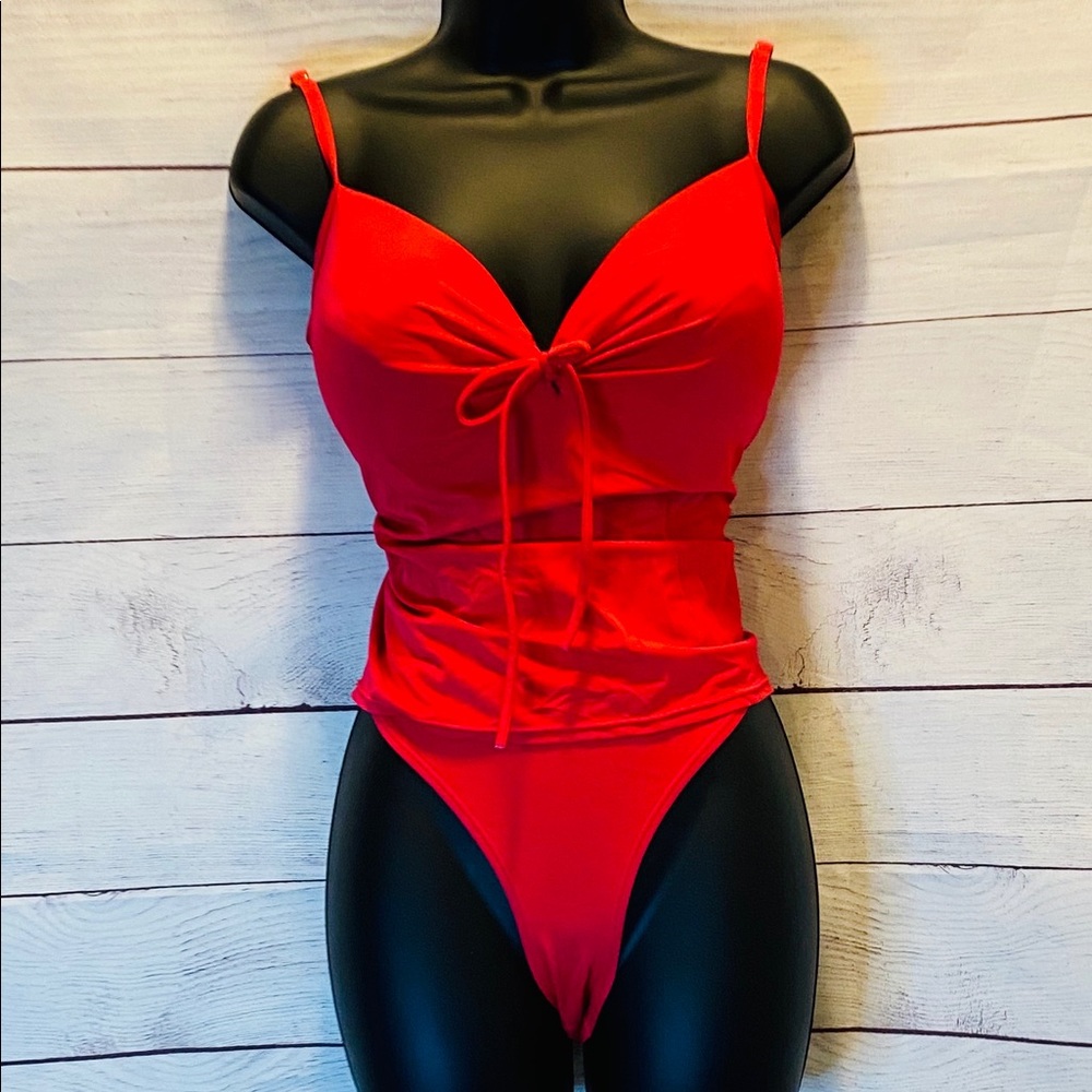 EUC VICTORIA’S SECRET Hot Pink Tankini